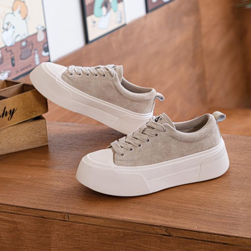 Leather thick sole small height increasing board shoes women s biscuit shoes 2026 spring new casual white shoes 35 абрикосовый
Leather thick sole small height increasing board shoes women s biscuit shoes 2026 spring new casual white shoes 35 абрикосовый