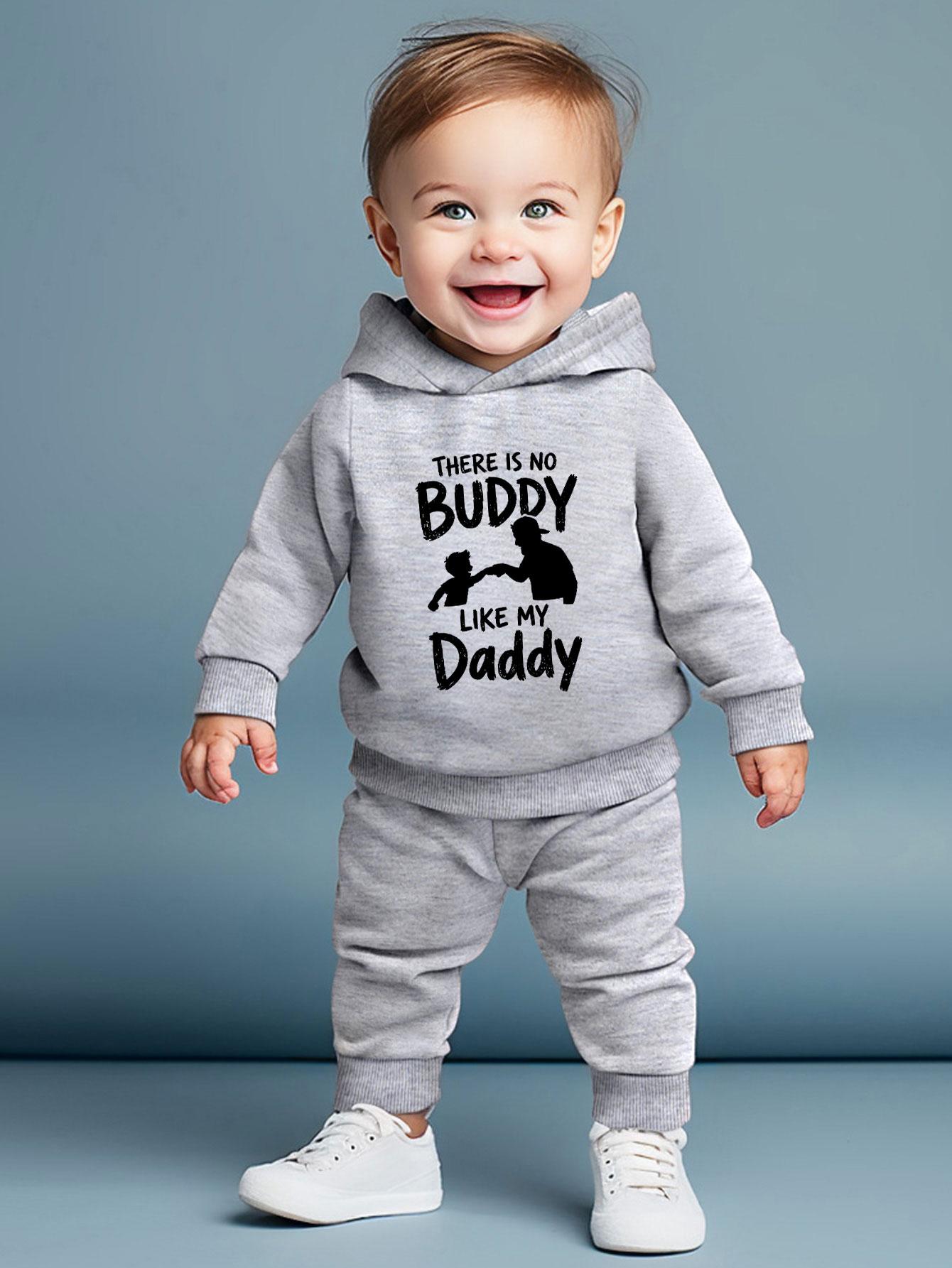 Cute Father-Son Letter Printed Hooded Set with Elastic Waist Cuffed Pants, Casual Two-Piece Outfit for Boys Daily Wear 6-9M серый
Cute Father-Son Letter Printed Hooded Set with Elastic Waist Cuffed Pants, Casual Two-Piece Outfit for Boys Daily Wear 6-9M серый