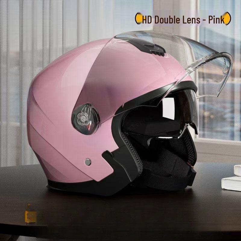 Electric Motorcycle Helmet with Detachable Double Visor, Cold Protection Neck Gaiter, for Men and Women, Anti-HW Safety. See Details
Electric Motorcycle Helmet with Detachable Double Visor, Cold Protection Neck Gaiter, for Men and Women, Anti-HW Safety. See Details