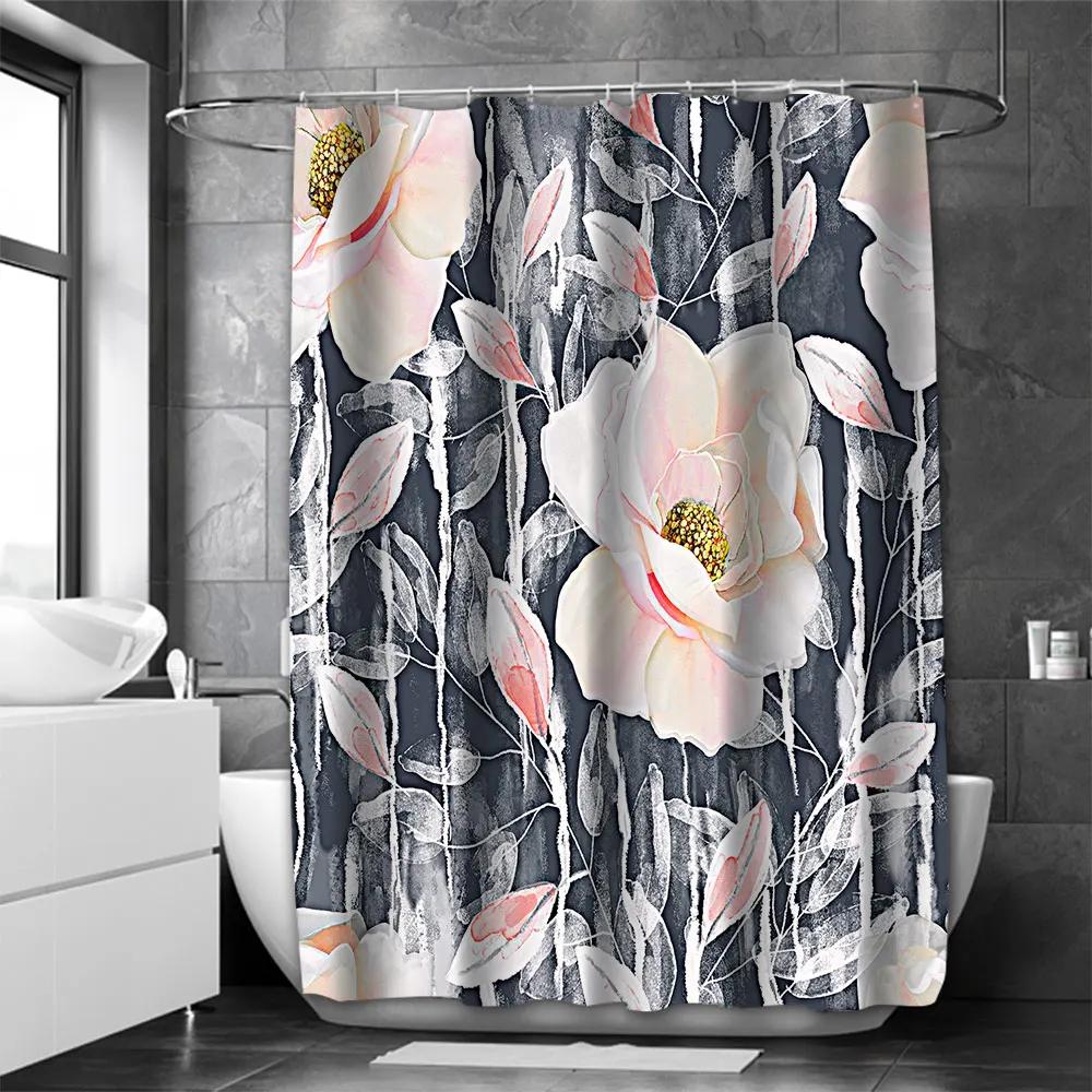 Flowers And Plants Bathing Curtain Bathroom Nordic green leaf Shower Curtain Waterproof With 12 Hooks Home Deco W90xH180cm
Flowers And Plants Bathing Curtain Bathroom Nordic green leaf Shower Curtain Waterproof With 12 Hooks Home Deco W90xH180cm