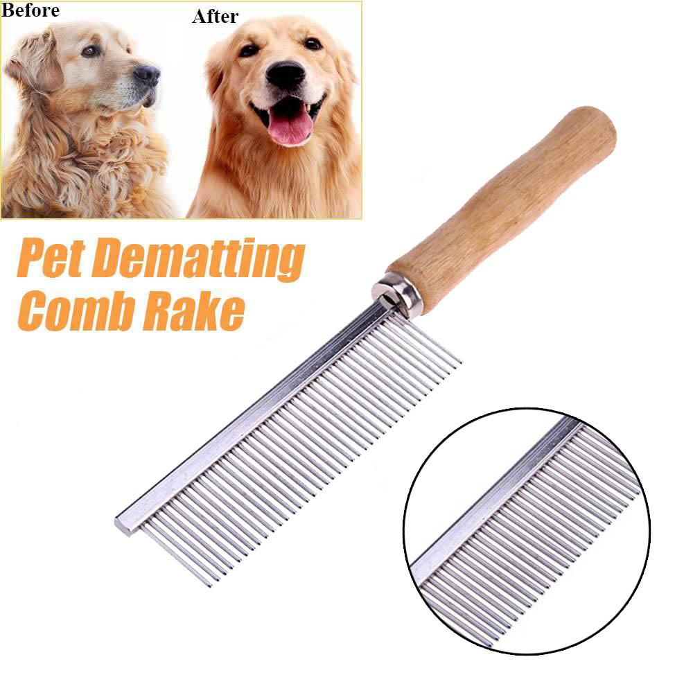 Tools Wooden Handle Stainless Steel Hair Comb Grooming Slicker Brush Pet Comb Pet Hair Trimming 2pcs
Tools Wooden Handle Stainless Steel Hair Comb Grooming Slicker Brush Pet Comb Pet Hair Trimming 2pcs