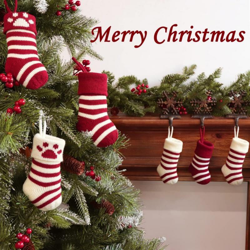 Christmas Knitted Socks Small Gift Bag Pet Cat Dog Christmas Socks Festival Decorative Socks
Christmas Knitted Socks Small Gift Bag Pet Cat Dog Christmas Socks Festival Decorative Socks