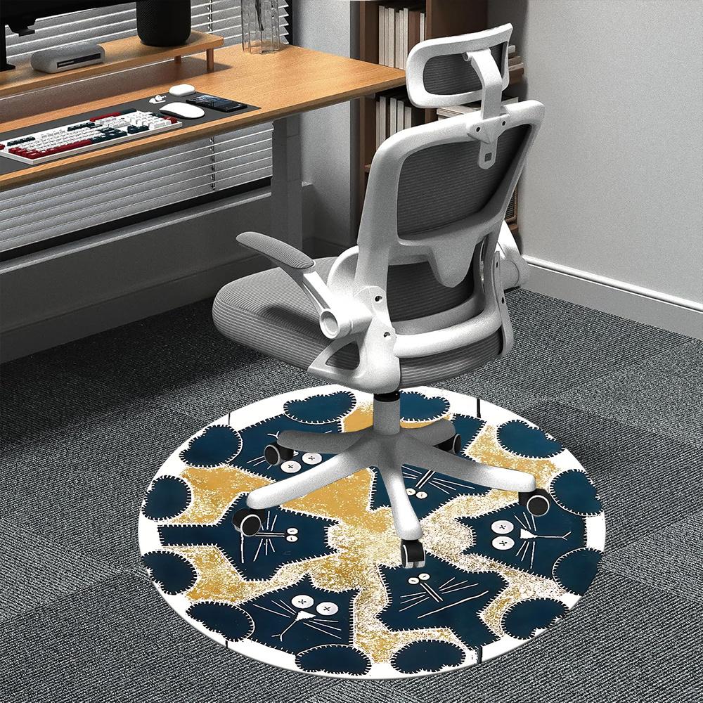 1pc Cat Pattern Office Round Area Rug, Indoor Mat Suitable ForOffice, Under Office Chairs Bedroom Living Room Home Decor, Room Deco 108 80cm by 80cm
1pc Cat Pattern Office Round Area Rug, Indoor Mat Suitable ForOffice, Under Office Chairs Bedroom Living Room Home Decor, Room Deco 108 80cm by 80cm
