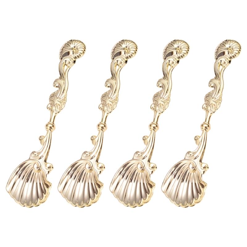 4Pcs Kitchen Utensils for Coffee Dessert Cake Stirring Crafted in Durability Alloy Component золотий
4Pcs Kitchen Utensils for Coffee Dessert Cake Stirring Crafted in Durability Alloy Component золотий