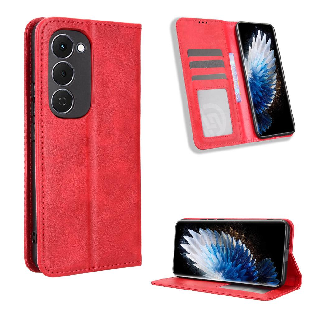 For TECNO Spark 40 Pro+ 4G Leather Case Wallet Stand Retro Texture Phone Cover Red
For TECNO Spark 40 Pro+ 4G Leather Case Wallet Stand Retro Texture Phone Cover Red