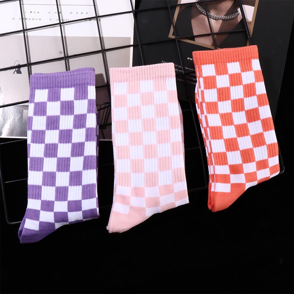Street Female Cotton Sports Middle Tube Socks Korean Style Socks Women Hosiery Checkered Socks
Street Female Cotton Sports Middle Tube Socks Korean Style Socks Women Hosiery Checkered Socks