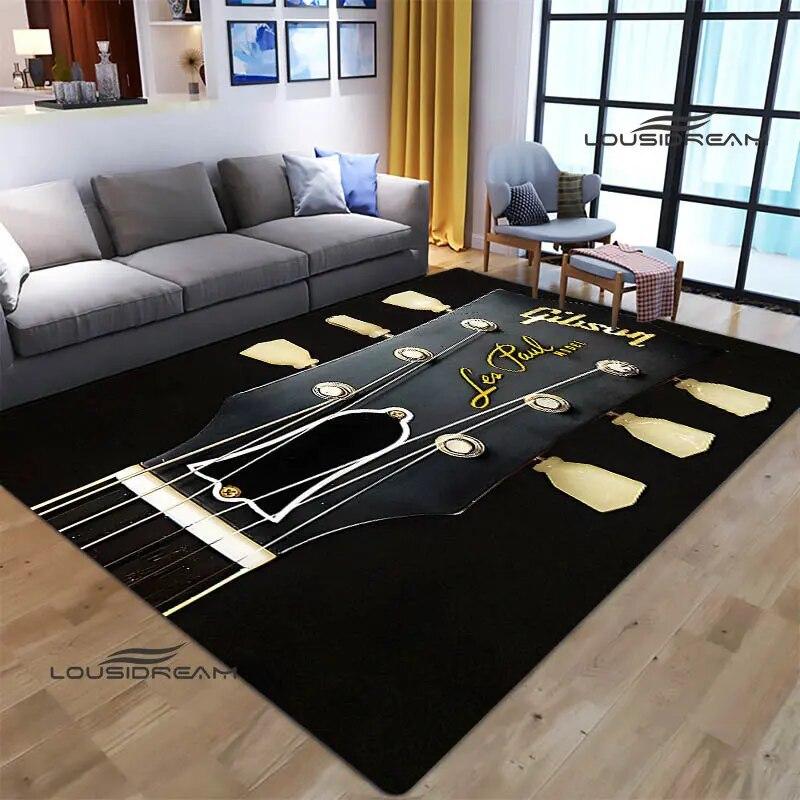 Ковер с принтом логотипа гитары Gibson, ковер для гостиной, спальни, модный ковер для украшения дома, ванная комната, кухня, мягкий нескользящий ковер 
Ковер с принтом логотипа гитары Gibson, ковер для гостиной, спальни, модный ковер для украшения дома, ванная комната, кухня, мягкий нескользящий ковер