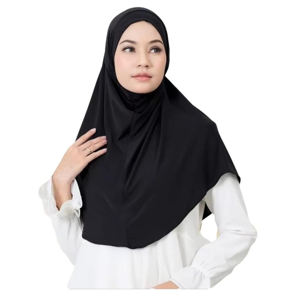 Breathable Eid Al-Fitr Long Turban Adjustable Hijab Head Wrap Elegant Arab Lady Headscarf Daily чёрный
Breathable Eid Al-Fitr Long Turban Adjustable Hijab Head Wrap Elegant Arab Lady Headscarf Daily чёрный