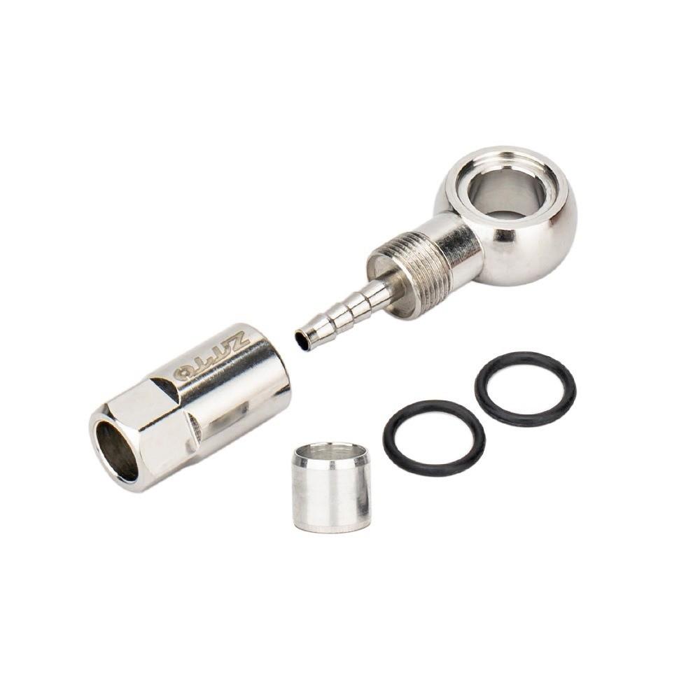 Olive Head Connector Bike Hydraulic Brake Banjo Fitting for BH90 SLX XT XTR Bicycle Maintenance срібний
Olive Head Connector Bike Hydraulic Brake Banjo Fitting for BH90 SLX XT XTR Bicycle Maintenance срібний