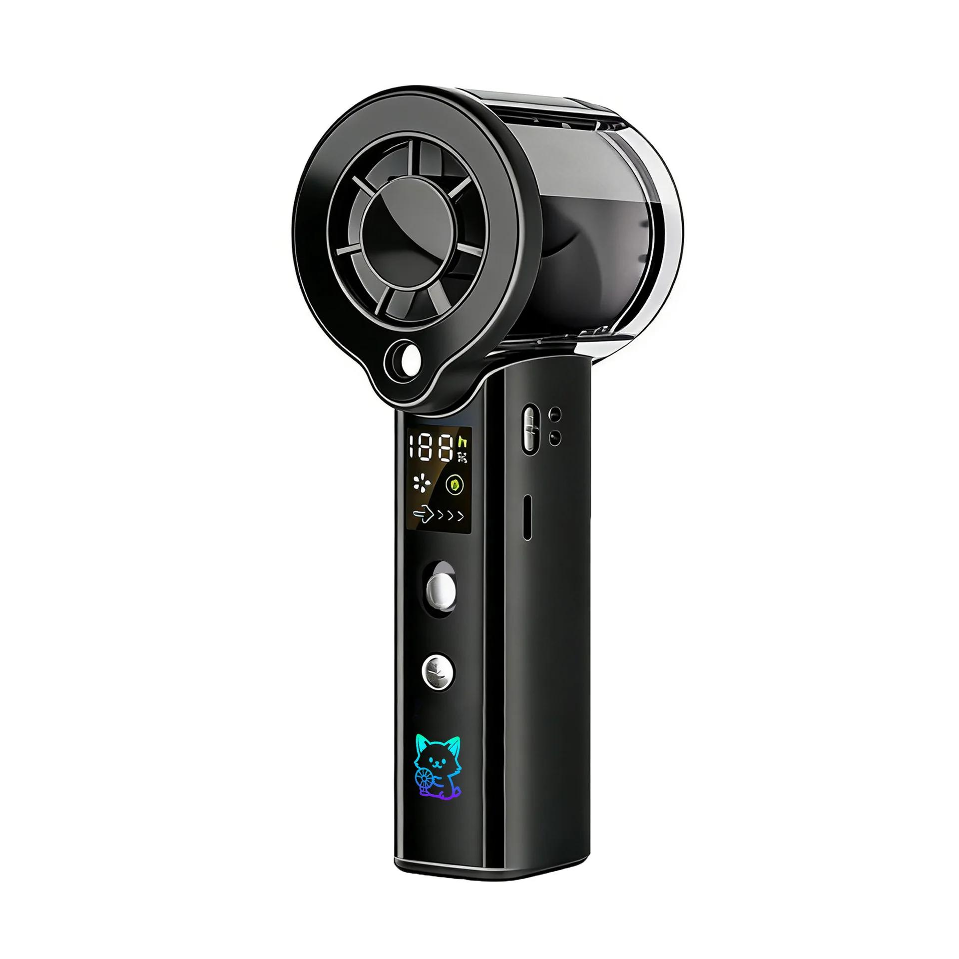 Handheld Electric Fan Cool Water Replenishing Spray Fan 3000 MAh Rechargeable Spray Fold Fan 100 Speed Home Outdoor Small Fan чорний
Handheld Electric Fan Cool Water Replenishing Spray Fan 3000 MAh Rechargeable Spray Fold Fan 100 Speed Home Outdoor Small Fan чорний