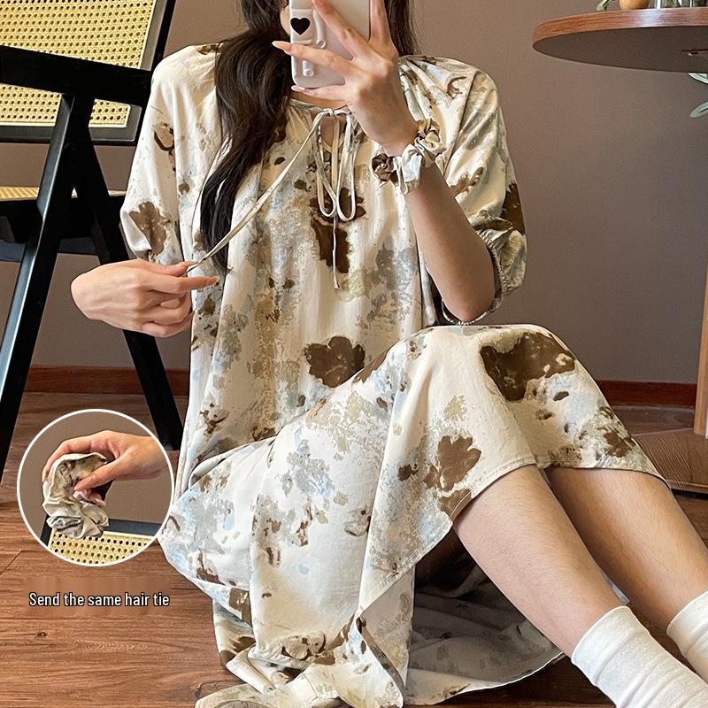 Women s Plus Size Cotton Silk Nightgown with Anti-Pimple Lining: Stylish Summer Homewear 2XL
Women s Plus Size Cotton Silk Nightgown with Anti-Pimple Lining: Stylish Summer Homewear 2XL