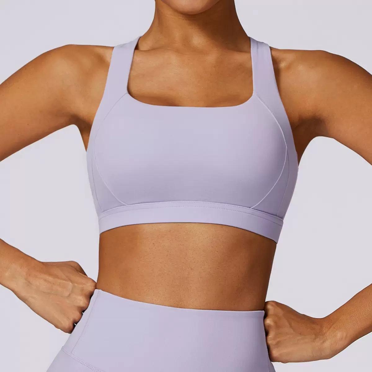 Cross-Back Seamless Anti-Sag Shockproof Yoga Bra with Integrated Cups Large
Cross-Back Seamless Anti-Sag Shockproof Yoga Bra with Integrated Cups Large