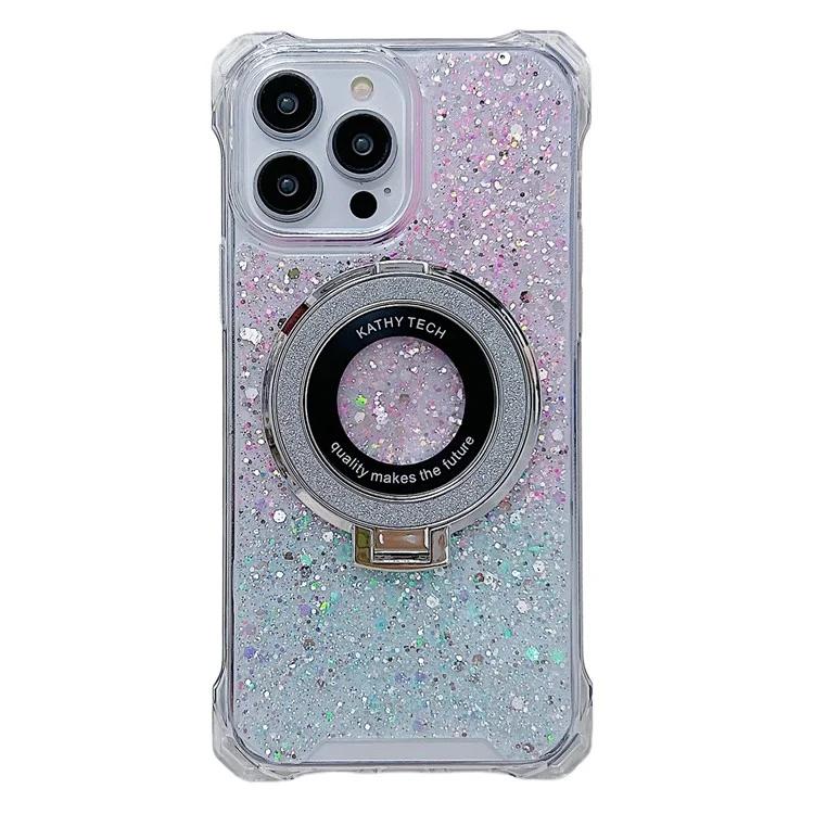 For iPhone 15 Pro Ring Kickstand TPU+Acrylic Case Gradient Phone Cover Compatible with MagSafe - Pink+Green
For iPhone 15 Pro Ring Kickstand TPU+Acrylic Case Gradient Phone Cover Compatible with MagSafe - Pink+Green