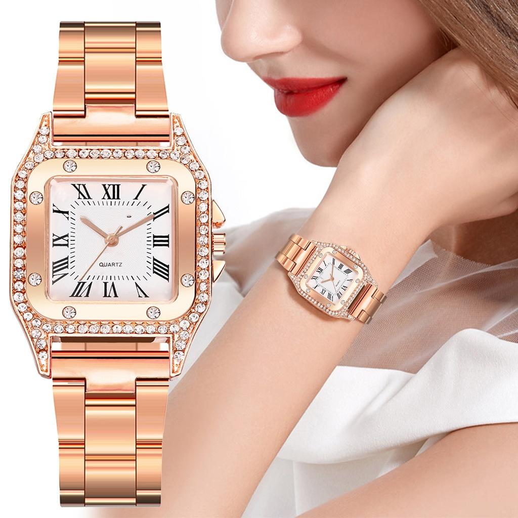 Luxury Women s Square Diamond Steel Strap Roman Scale Dial Quartz Watch Fashion Female Watch срібний
Luxury Women s Square Diamond Steel Strap Roman Scale Dial Quartz Watch Fashion Female Watch срібний