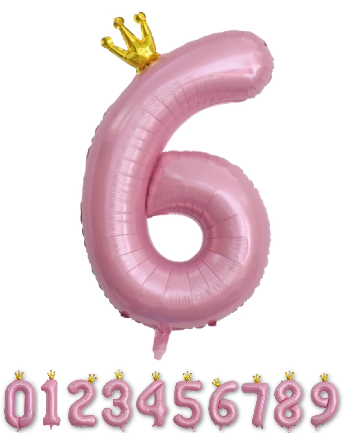 La Kissa Balloon Number Birthday Decoration Balloon 40-inch Large Number Balloon Crown Straw 90cm Anniversary Pink Crown 6
La Kissa Balloon Number Birthday Decoration Balloon 40-inch Large Number Balloon Crown Straw 90cm Anniversary Pink Crown 6