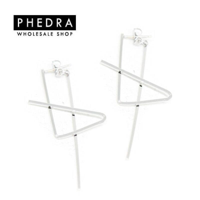 Women s Geometric Triangle Silver Drop Earrings A25217_GOLD
Women s Geometric Triangle Silver Drop Earrings A25217_GOLD