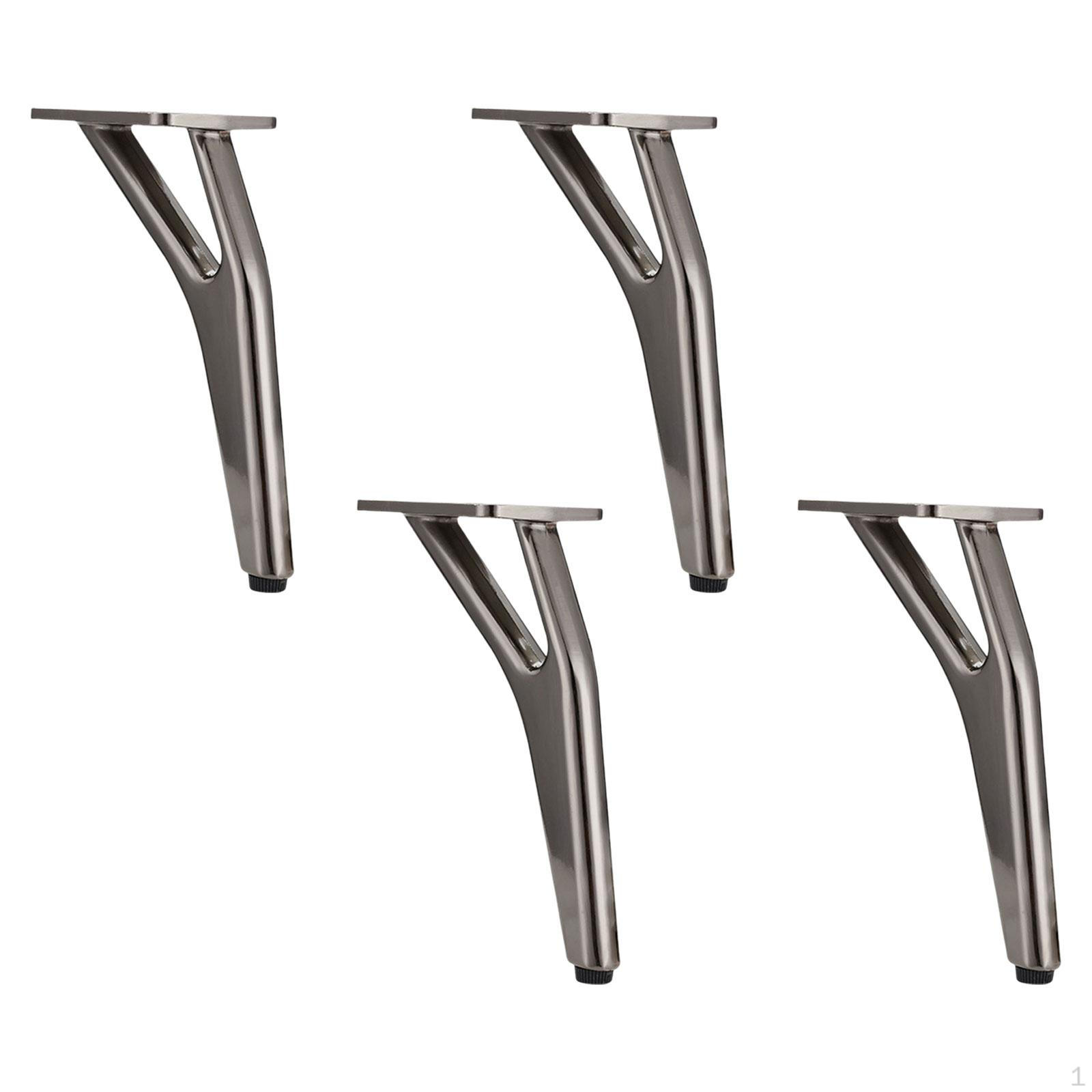 Набір з 4 меблевих ніжок для різного використання, легко встановити, ніжки для шаф, столів і столів Black 15cm
Набір з 4 меблевих ніжок для різного використання, легко встановити, ніжки для шаф, столів і столів Black 15cm