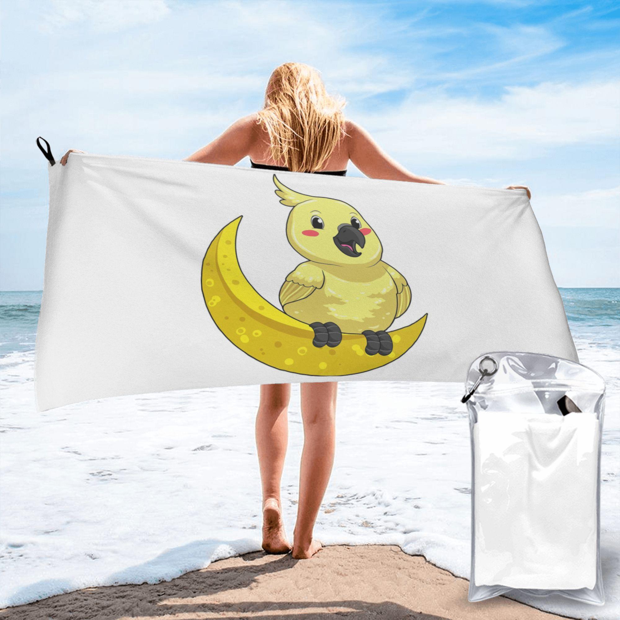 Cockatoo Cockatiel Parrot with Moon Beach Towel Soft Microfiber Quick Dry Absorbent Quick Towels For Pool W30*H60(CM)
Cockatoo Cockatiel Parrot with Moon Beach Towel Soft Microfiber Quick Dry Absorbent Quick Towels For Pool W30*H60(CM)