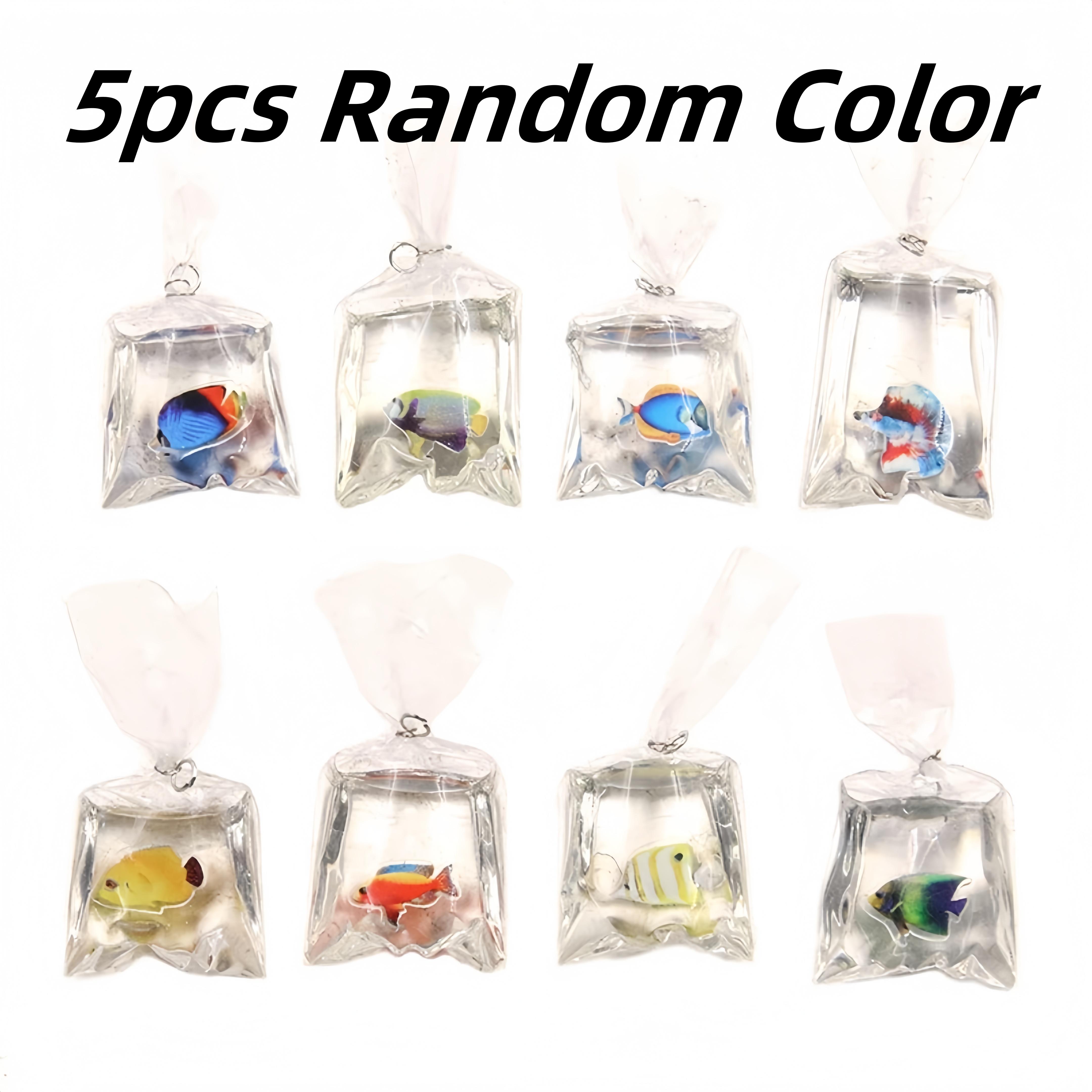 5pcs Simulated Goldfish Water Bag Transparent Resin Drip Glue Water Bag Fish Material Suitable for Keychain Jewelry Production
5pcs Simulated Goldfish Water Bag Transparent Resin Drip Glue Water Bag Fish Material Suitable for Keychain Jewelry Production