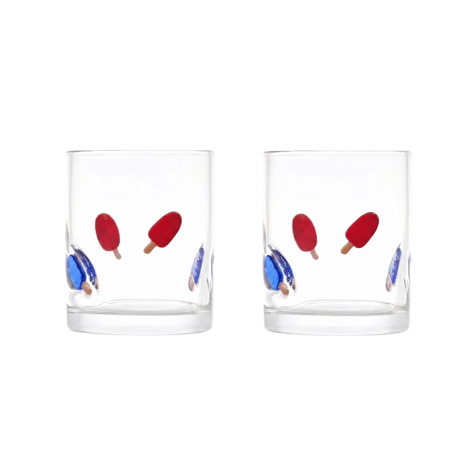 Set of 2 Glass Tumblers with Cherry Pattern Suitable for Table Decoration and Seasonal Festive Use Durable and Clear Glassware for Everyday Use One Size
Set of 2 Glass Tumblers with Cherry Pattern Suitable for Table Decoration and Seasonal Festive Use Durable and Clear Glassware for Everyday Use One Size