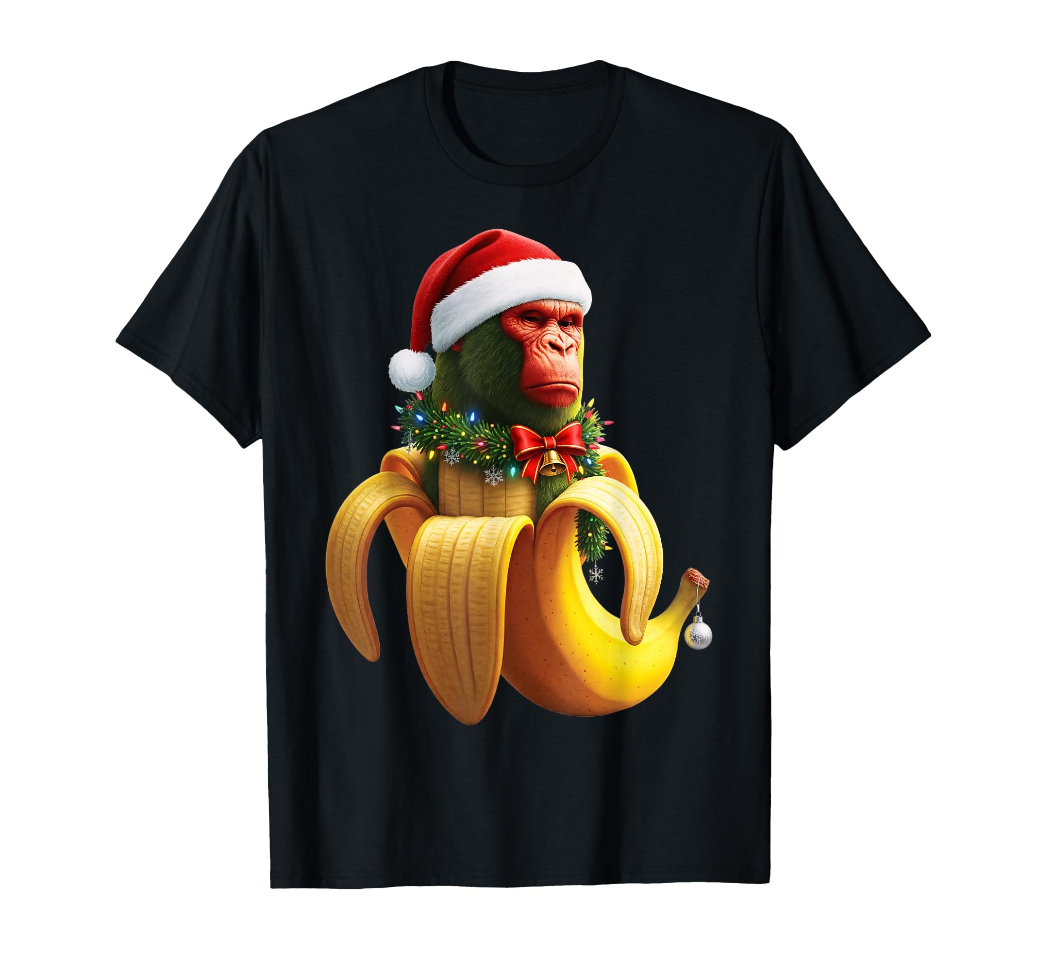 Christmas Chimpanzee Bananini Italian Brain T-Shirt
Christmas Chimpanzee Bananini Italian Brain T-Shirt
