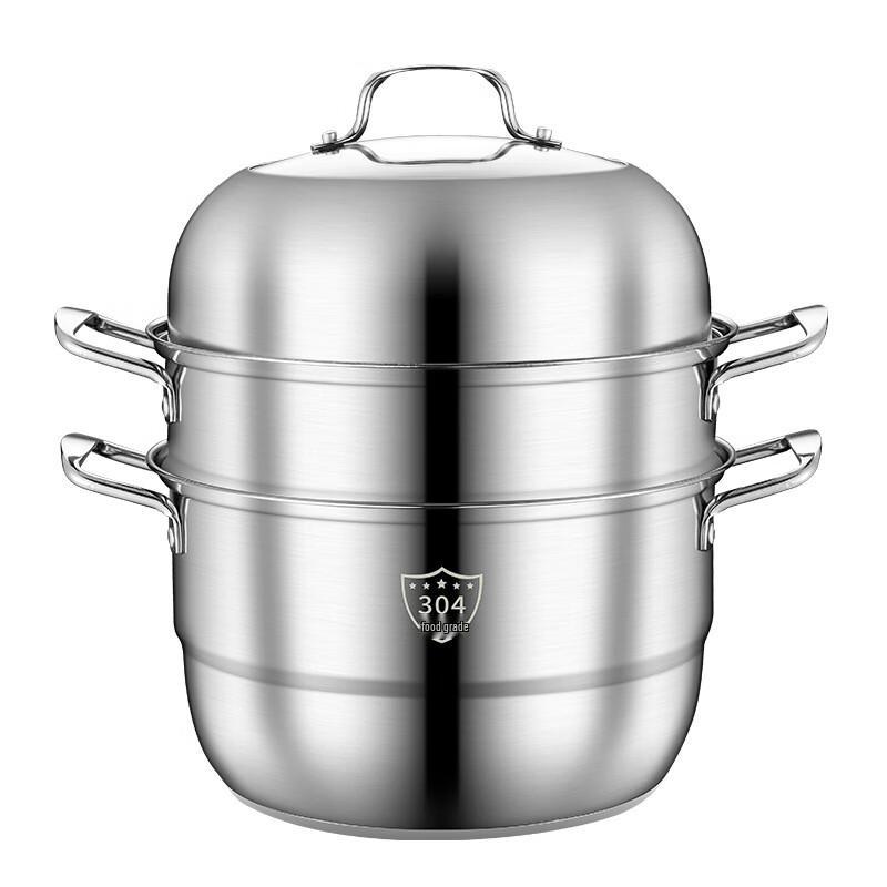 ShengJia SJ555 304 Stainless Steel 3-Layer Steamer Pot
ShengJia SJ555 304 Stainless Steel 3-Layer Steamer Pot