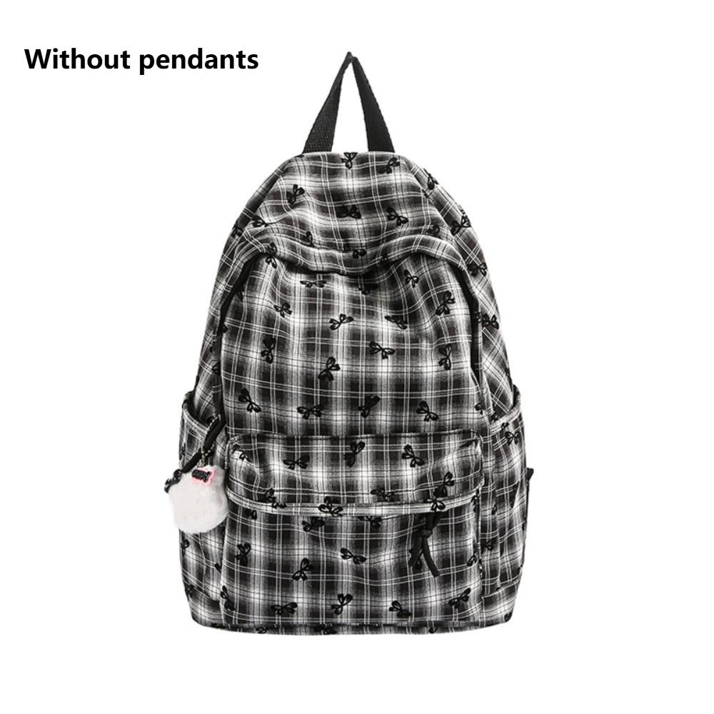 Студентський рюкзак великої місткості, картатий рюкзак з бантиком, портативний дорожній рюкзак, жіночий чорний
Студентський рюкзак великої місткості, картатий рюкзак з бантиком, портативний дорожній рюкзак, жіночий чорний