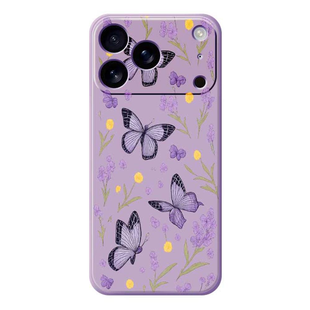 For iPhone 17 Pro Max Case Purple Butterflies Pattern Printing Straight Edge TPU Phone Back Cover Purple
For iPhone 17 Pro Max Case Purple Butterflies Pattern Printing Straight Edge TPU Phone Back Cover Purple