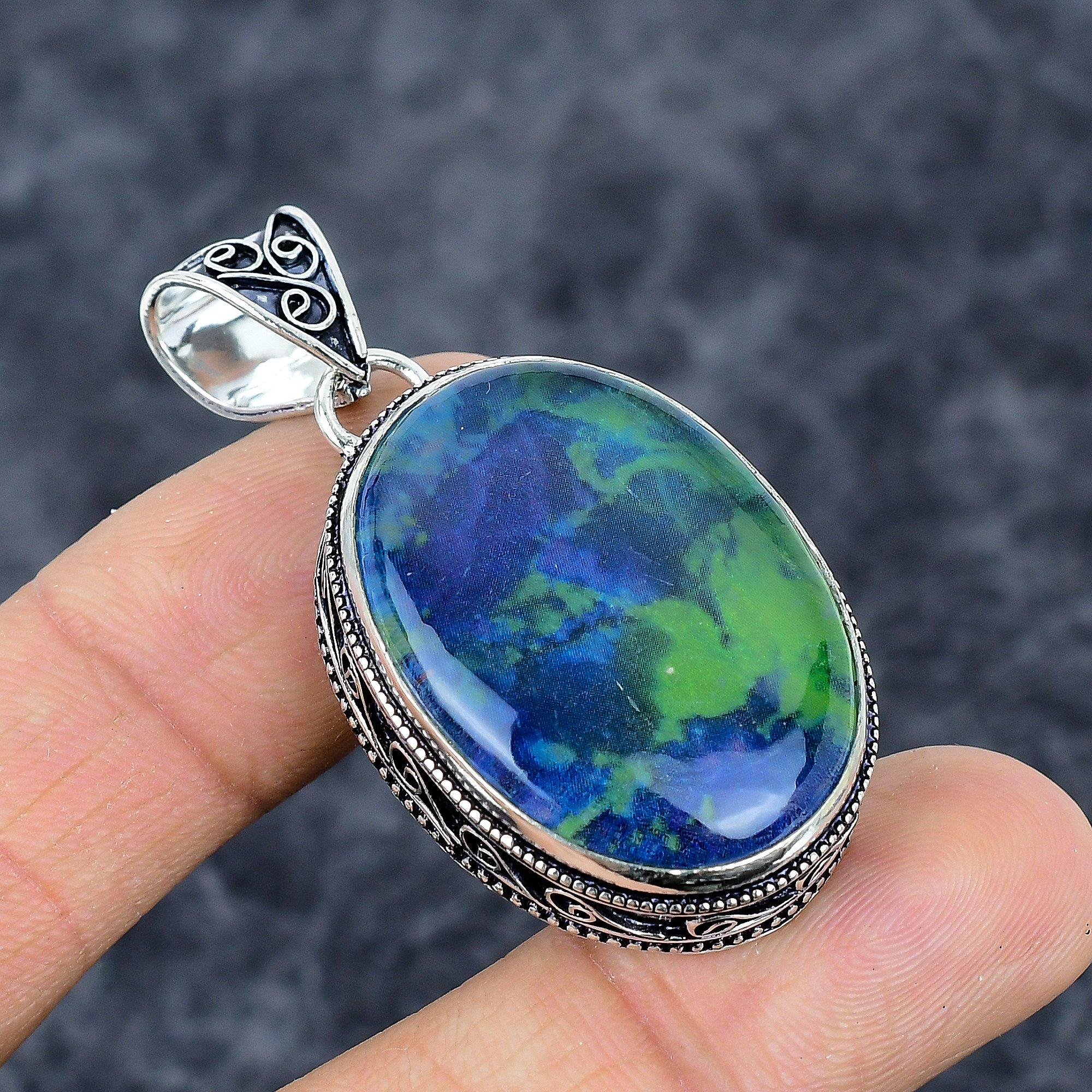 Ammolite Gemstone Handmade 925 Sterling Silver Jewelry Pendant 2.05 M-3277
Ammolite Gemstone Handmade 925 Sterling Silver Jewelry Pendant 2.05 M-3277