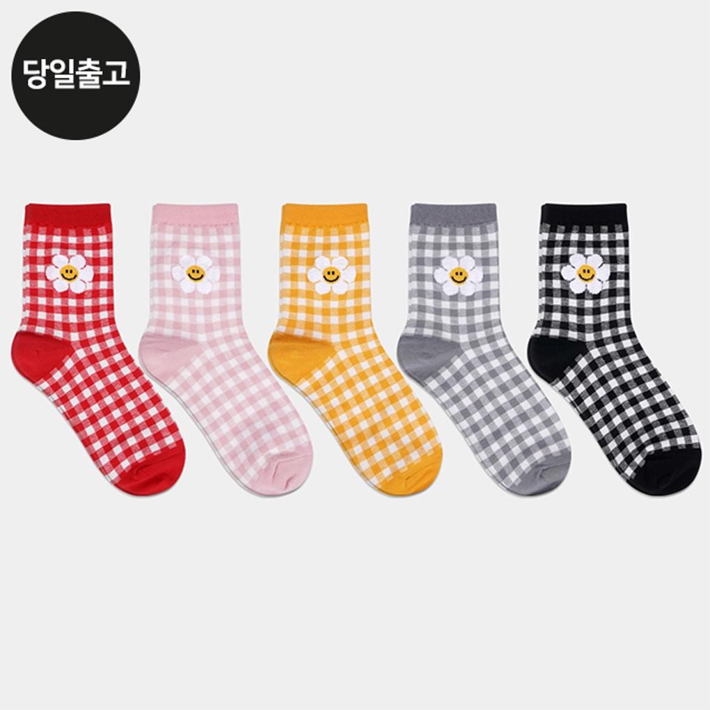 PG Women s/Student Check Flower Mid-Calf Socks (5 Pairs) Set - Daily Student Women s Fashion
PG Women s/Student Check Flower Mid-Calf Socks (5 Pairs) Set - Daily Student Women s Fashion
