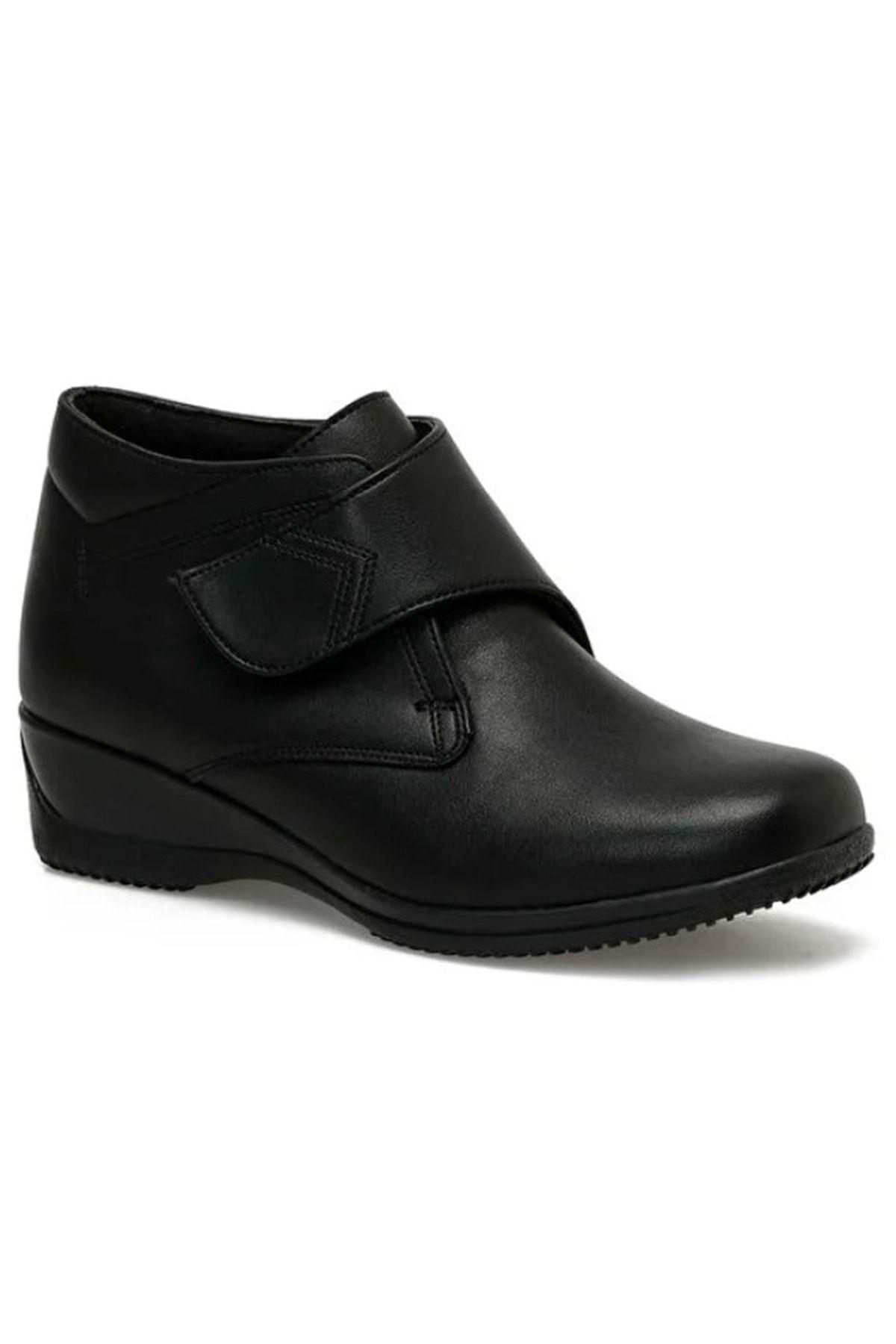 Women Modern Stylish Fashion Boots Boots Velcro Orthopedic Boots Black 38