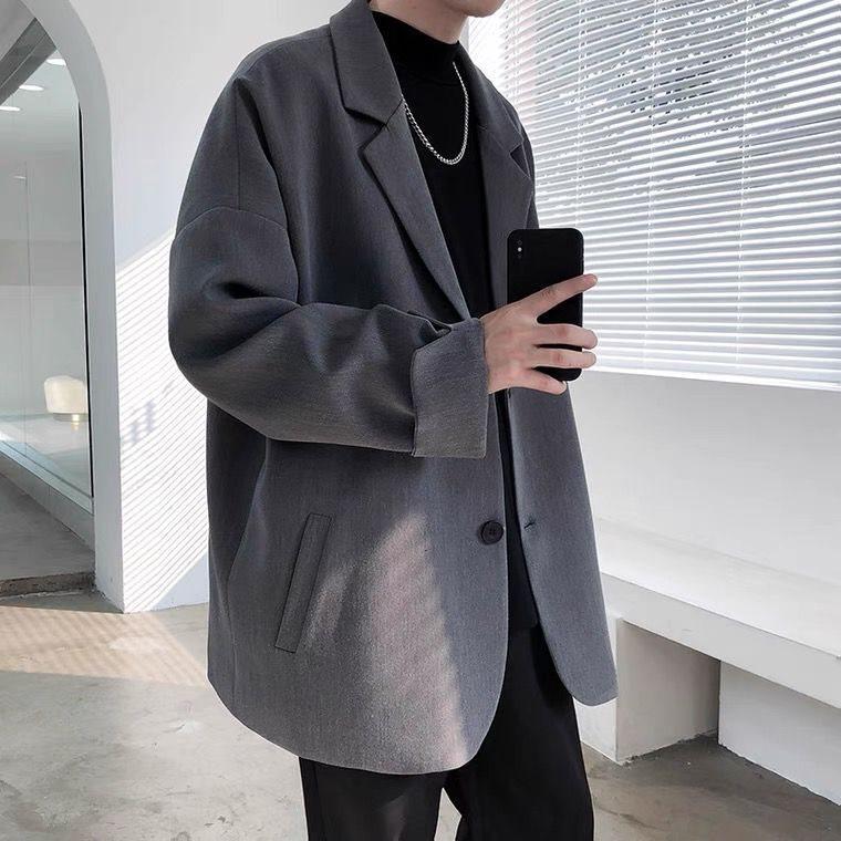 Spring/Autumn Loose Fit Korean Style Men s Casual Blazer - Trendy, Versatile, Handsome, Hong Kong Inspired XL сірий колір
Spring/Autumn Loose Fit Korean Style Men s Casual Blazer - Trendy, Versatile, Handsome, Hong Kong Inspired XL сірий колір