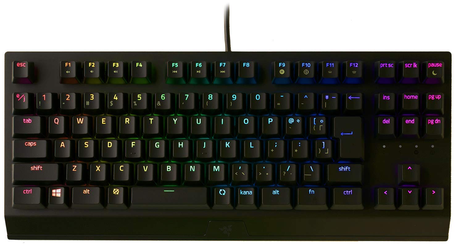 Razer BlackWidow V3 TKL JP Classic Edition Green Switch Tenkeyless Gaming Keyboard Mechanical Green Axis Chroma RGB Japanese Layout Authorized чорний
Razer BlackWidow V3 TKL JP Classic Edition Green Switch Tenkeyless Gaming Keyboard Mechanical Green Axis Chroma RGB Japanese Layout Authorized чорний