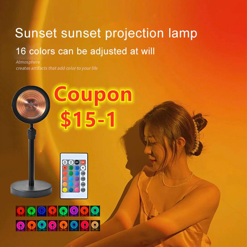 Night Lights Sunset Rainbow Projector Usb Bedside Table Lamp Valentines Day Gift Lamps Bedroom Bar Coffee LED Atmosphere
Night Lights Sunset Rainbow Projector Usb Bedside Table Lamp Valentines Day Gift Lamps Bedroom Bar Coffee LED Atmosphere