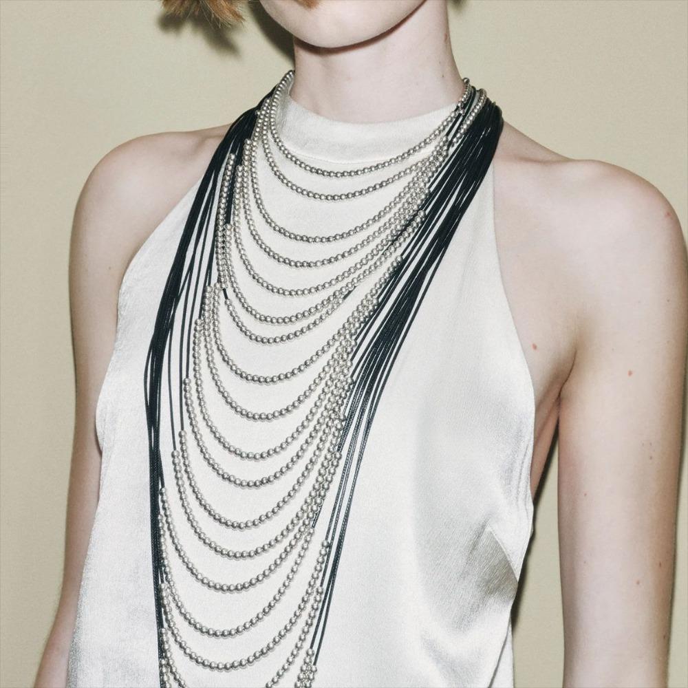 Exaggerated Beaded Waterfall Necklace Layered Multilayer Imitation Pearl Necklace Party Decoration золотой
Exaggerated Beaded Waterfall Necklace Layered Multilayer Imitation Pearl Necklace Party Decoration золотой