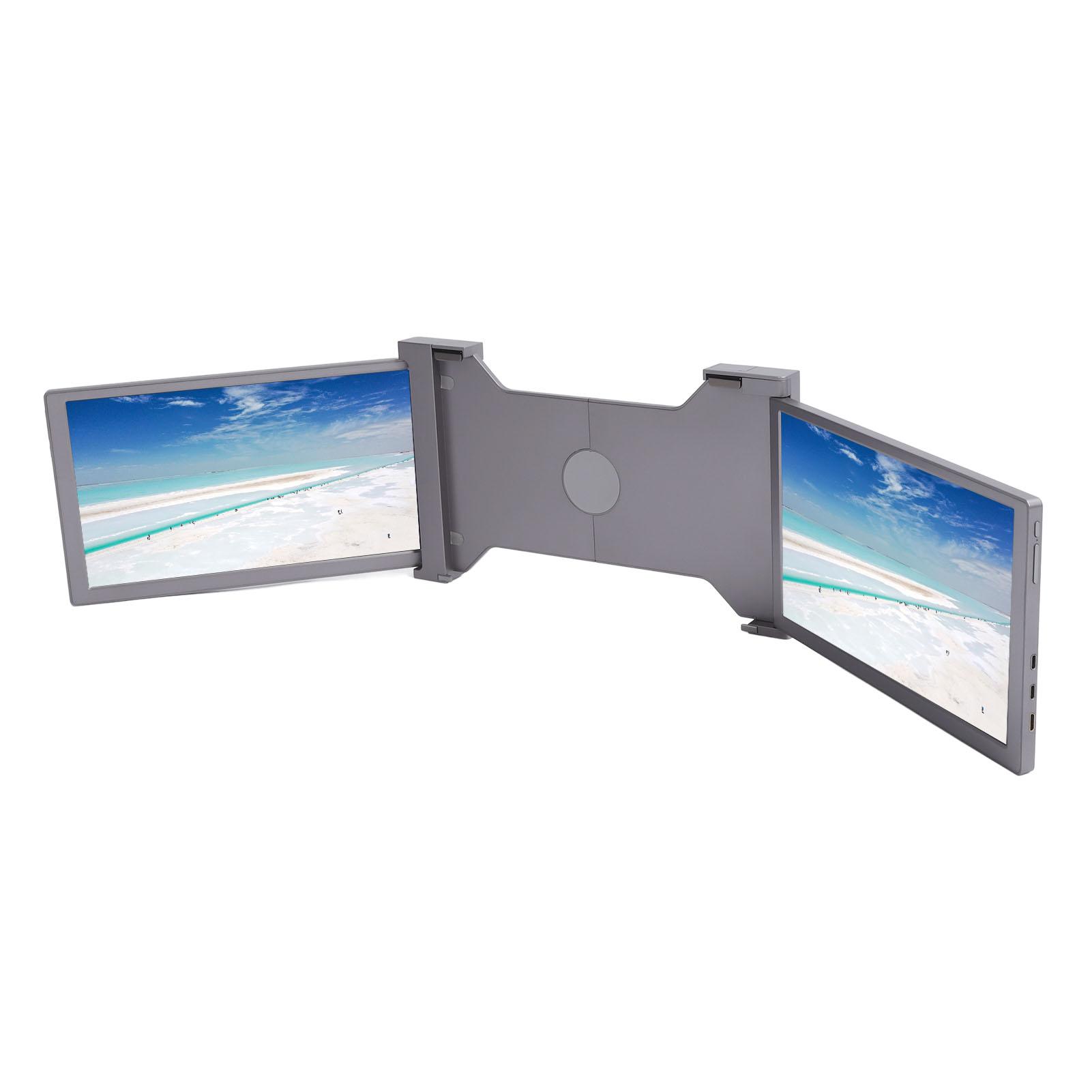 11,6-дюймовый ноутбук с двумя экранами FHD 1080P многофункциональный портативный дисплей для ОС Windows серый
11,6-дюймовый ноутбук с двумя экранами FHD 1080P многофункциональный портативный дисплей для ОС Windows серый