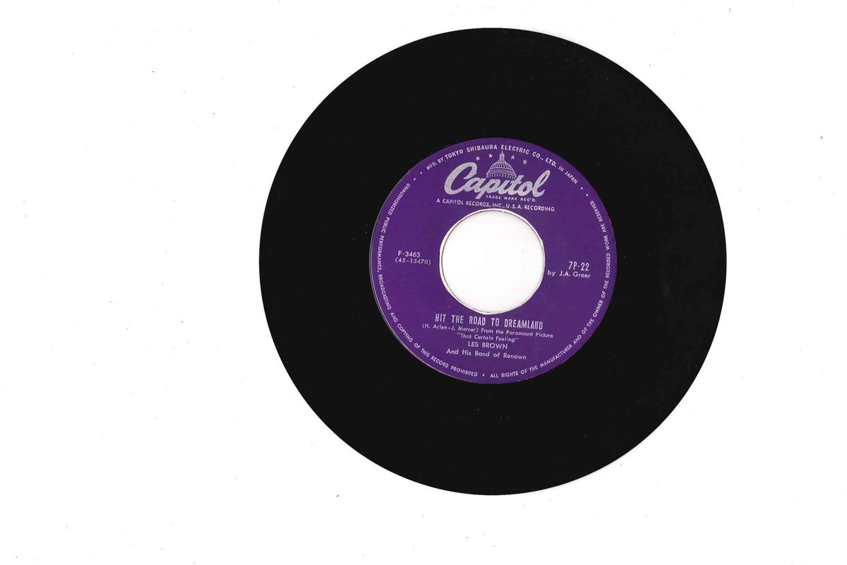 7-дюймовая пластинка ЛЕС БРАУН - Hit The Road To Dreamland F3463 CAPITOL Япония Поп Б/У
7-дюймовая пластинка ЛЕС БРАУН - Hit The Road To Dreamland F3463 CAPITOL Япония Поп Б/У