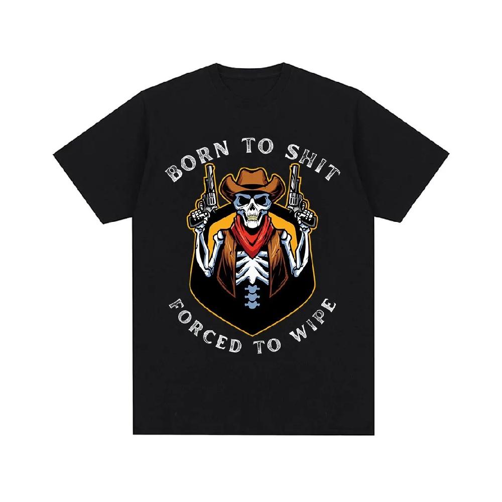Born To Shit Forced To Wipe Funny Skeleton Meme T Shirts Fashion Short Sleeve T-shirt Men s Women Summer Oversized T-shirts Tops XXXXXL чорний
Born To Shit Forced To Wipe Funny Skeleton Meme T Shirts Fashion Short Sleeve T-shirt Men s Women Summer Oversized T-shirts Tops XXXXXL чорний