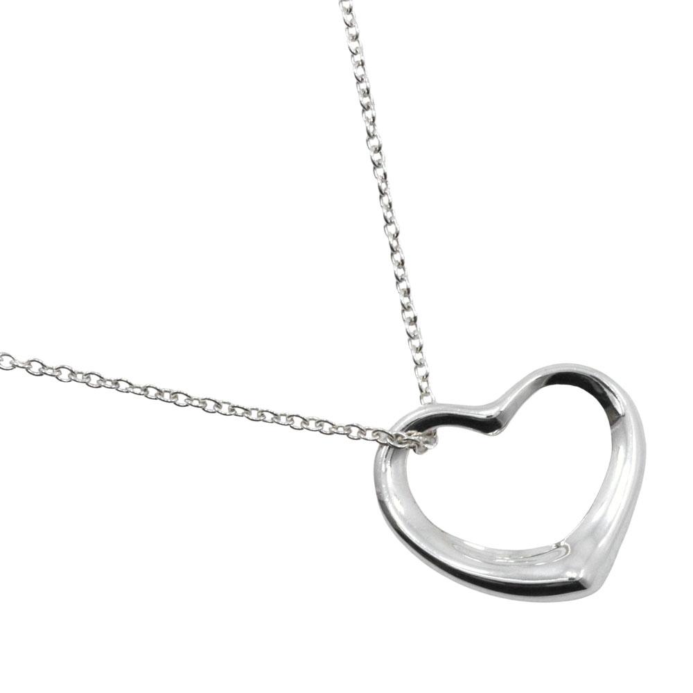 TIFFANY&Co. Open heart Necklace Elsa Peretti Silver925 heart 4.8g Women Used
TIFFANY&Co. Open heart Necklace Elsa Peretti Silver925 heart 4.8g Women Used