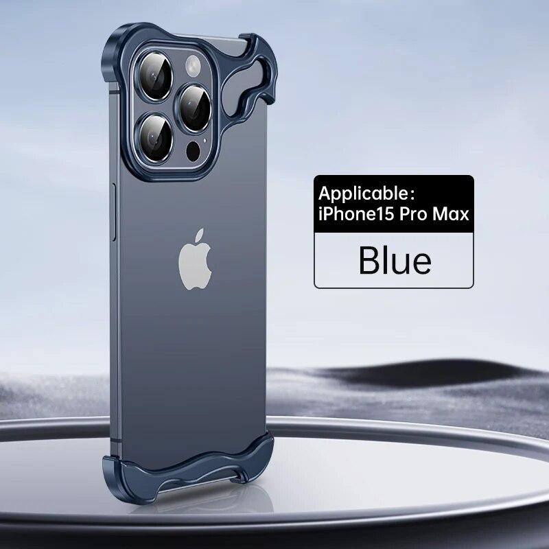 Металевий безрамковий чохол для телефону для Iphone 13 14 15 Pro Max Plus Алюмінієвий чужорідний титановий сплав накладка-бампер для Apple Iphone 13 14 15 Promax For Iphone 15 Promax синій
Металевий безрамковий чохол для телефону для Iphone 13 14 15 Pro Max Plus Алюмінієвий чужорідний титановий сплав накладка-бампер для Apple Iphone 13 14 15 Promax For Iphone 15 Promax синій