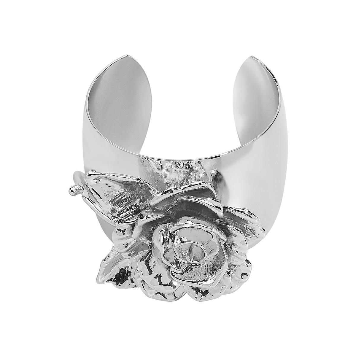 DIEZI Vintage Punk Rose Flower Wide Bangles Bracelets Fashion New Gold Silver Color Geometric Metal Cuff Bangles For Women Men серебряный
DIEZI Vintage Punk Rose Flower Wide Bangles Bracelets Fashion New Gold Silver Color Geometric Metal Cuff Bangles For Women Men серебряный