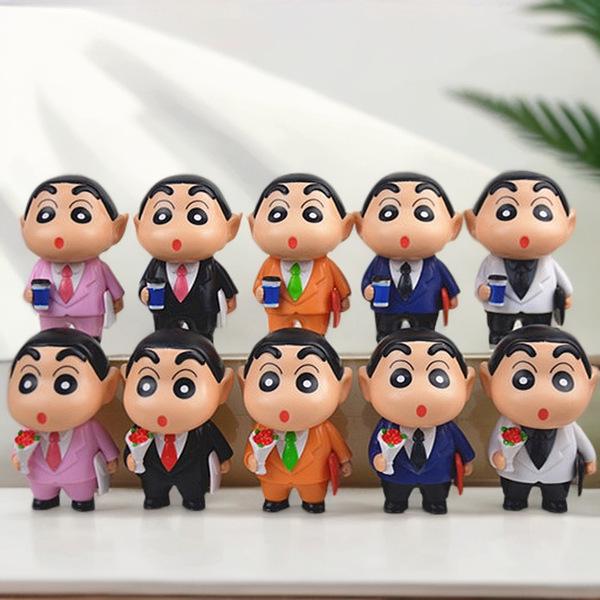 Crayon Shin-chan Office Worker Figurine - Desk Ornament & Company Anniversary Gift 10cm
Crayon Shin-chan Office Worker Figurine - Desk Ornament & Company Anniversary Gift 10cm