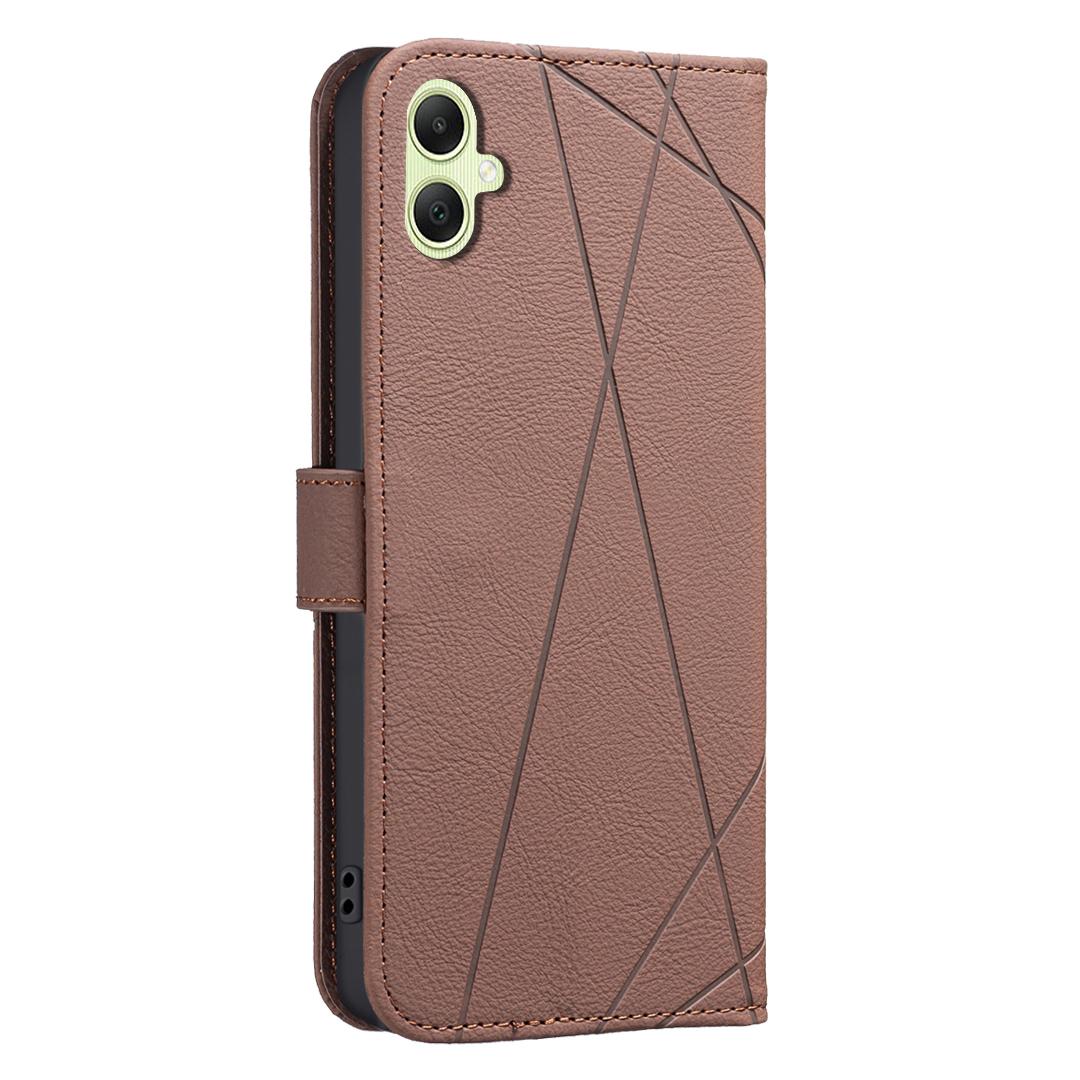 For Samsung Galaxy A05s 4G Case BINFEN COLOR BF35 Geometry Imprinted Leather Phone Cover RFID Blocking Wallet Stand Beige
For Samsung Galaxy A05s 4G Case BINFEN COLOR BF35 Geometry Imprinted Leather Phone Cover RFID Blocking Wallet Stand Beige