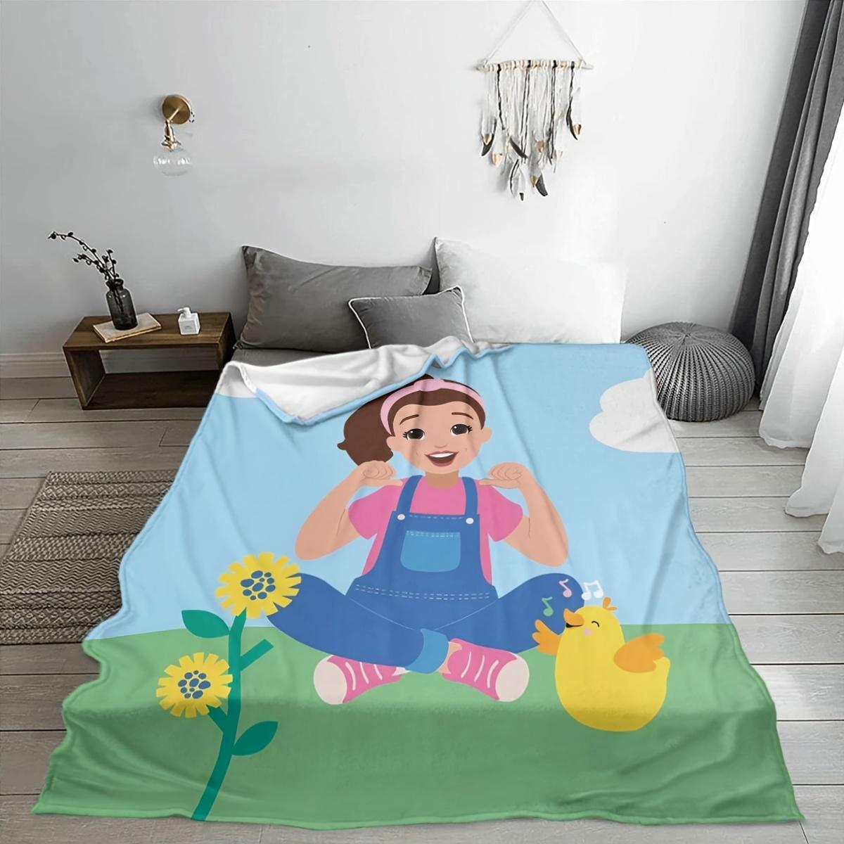 1pc Rachel Theme Flannel Blanket - Large, Soft, Lightweight And Warm, Suitable for All Seasons - Perfect for Bed, Sofa, Office, Camping And 100x150cm
1pc Rachel Theme Flannel Blanket - Large, Soft, Lightweight And Warm, Suitable for All Seasons - Perfect for Bed, Sofa, Office, Camping And 100x150cm