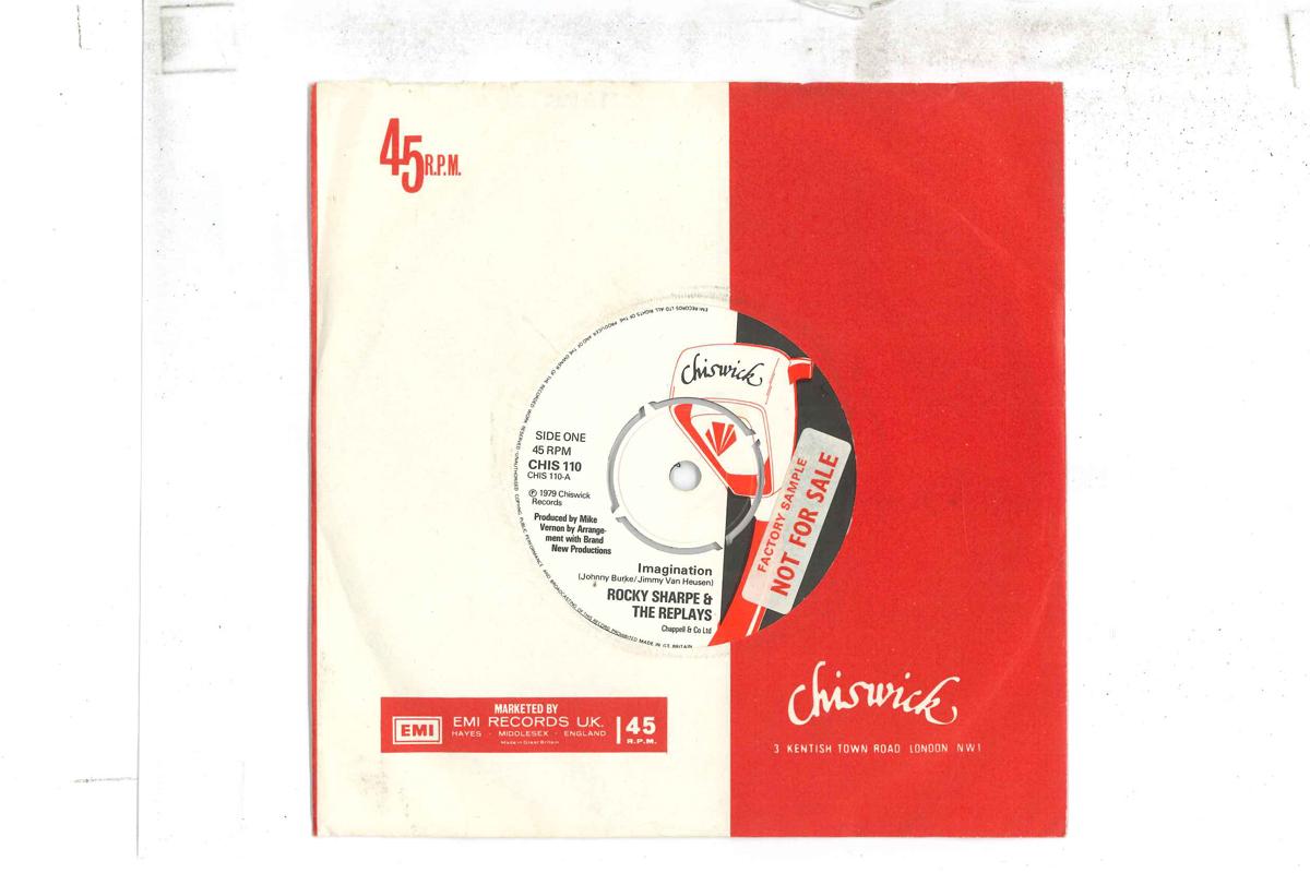 7inch Record ROCKY SHARPE THE REPLAYS Imagination Got It Made CHIS110 CHISWICK 1979 UK Rock Used
7inch Record ROCKY SHARPE THE REPLAYS Imagination Got It Made CHIS110 CHISWICK 1979 UK Rock Used