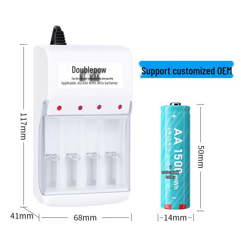 Rechargeable No. 5 NiMH Battery, Double Capacity - Ideal for Toys and KTV Microphones
Rechargeable No. 5 NiMH Battery, Double Capacity - Ideal for Toys and KTV Microphones
