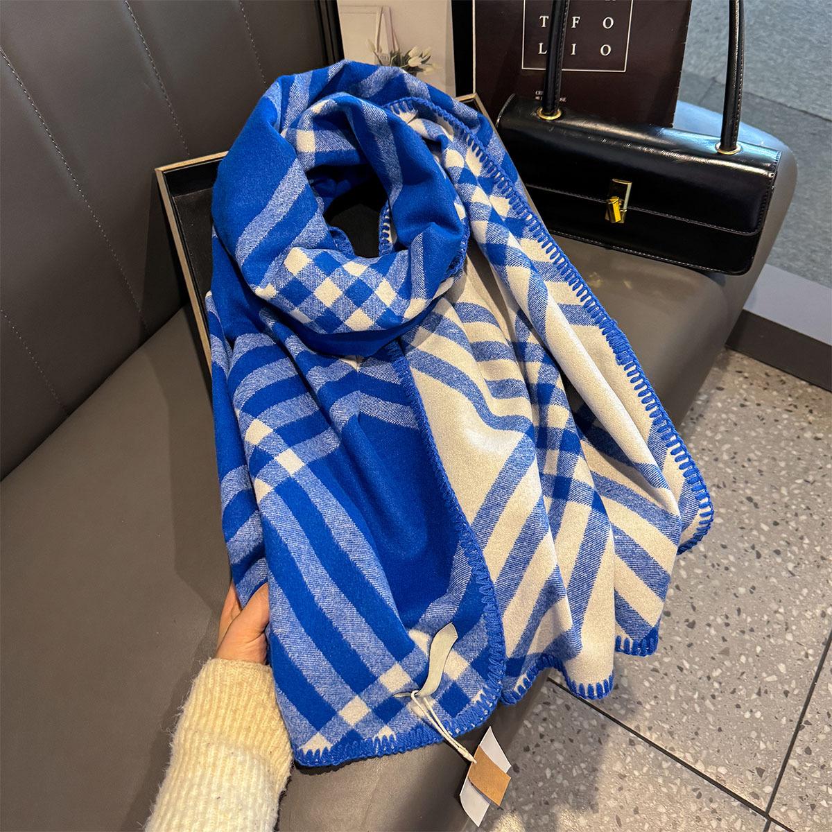 Classic Plaid Cashmere Scarf Women S Korean Versatile Winter Thickened Warm Scarf Shawl Thick Foulard Bufanda One Size
Classic Plaid Cashmere Scarf Women S Korean Versatile Winter Thickened Warm Scarf Shawl Thick Foulard Bufanda One Size