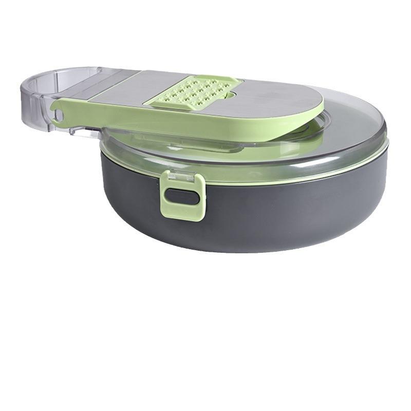Multifunctional Vegetable Cutter with Drain Basket Kitchen Slicer Grater Dicer for Onion Potato Carrot Flower Cutting Shredding
Multifunctional Vegetable Cutter with Drain Basket Kitchen Slicer Grater Dicer for Onion Potato Carrot Flower Cutting Shredding