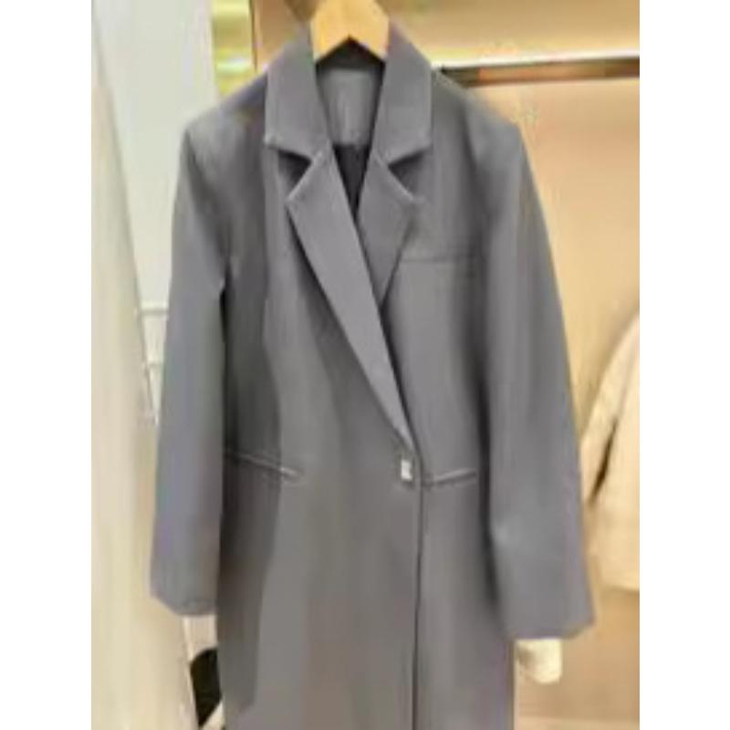 Черный длинный блейзер, длинное тренчкотное пальто, новинка весны и осени для женщин L
Черный длинный блейзер, длинное тренчкотное пальто, новинка весны и осени для женщин L