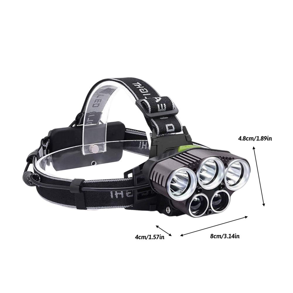Fishing Headlamp For Night Fishing 5 Modes Camping Gear Headlight Multi-function Fishing Battery Headlamp High Brightness For Black
Fishing Headlamp For Night Fishing 5 Modes Camping Gear Headlight Multi-function Fishing Battery Headlamp High Brightness For Black